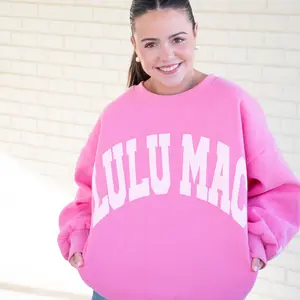 Lulu Mac Sweatshirt Pink/Light Pink Puff