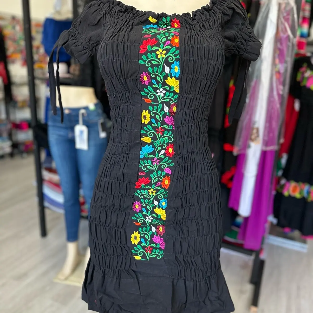 Amazing Tradicional Mexican Dress Casual Comfort size Large