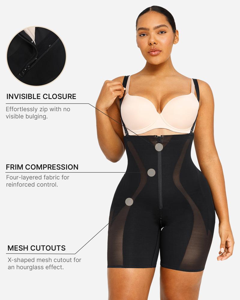 Shapellx Core Comfy Sculpting Four-Layer Fabric with X-Shaped Sheer Short Creator