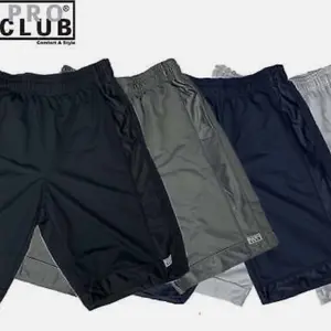 PROCLUB Men's Heavyweight Mesh Basketball Shorts Casual 3 Pockets with Zipper Drawstrings PRO CLUB Shorts Gym Shorts Athletic Hip Hop Fashion Plain Casual Big Sizes Menswear Polyester Elastic Sports Tropical Stripe Underwear