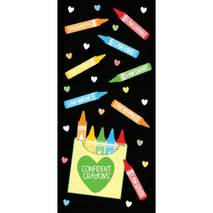 My Classroom Diaries x Magic School Door - Confident Crayons - Door Decor Kit or Bulletin Board