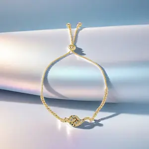 Ladies bracelet lovers bracelet slim snake chain adjustable friendship bracelet jewelry gifts for women