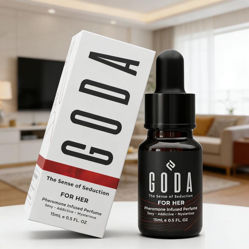 GODA For Her Pheromone Perfume | Sensual Jasmine & Rose Long Lasting Fragrance for Women | Travel Size 0.50 fl oz (15ml)