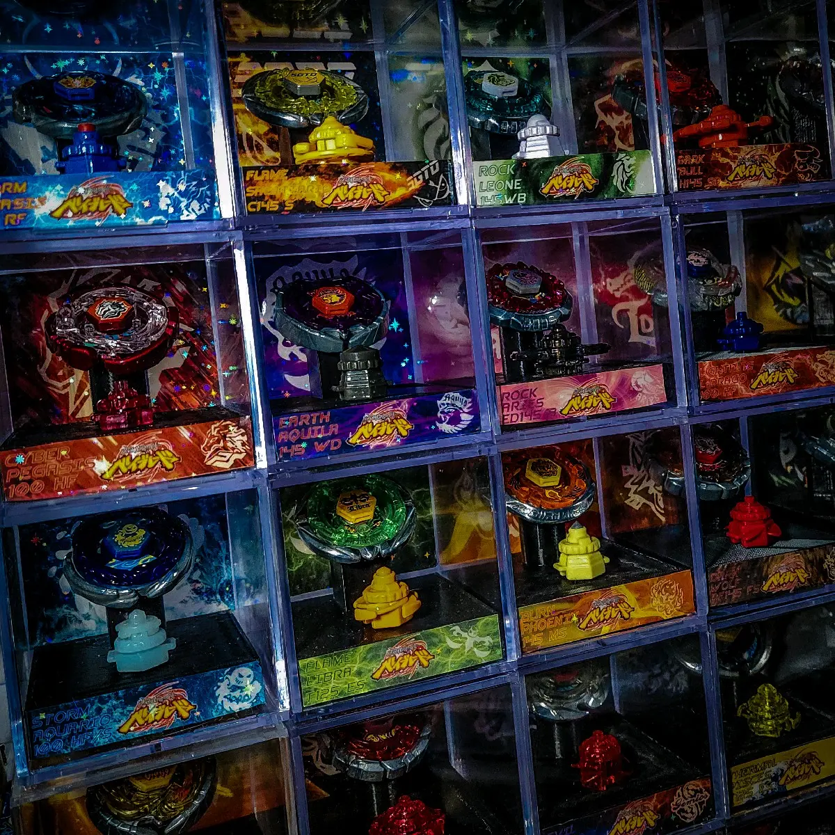 Beyblade Metal Fight Display Case Works With Any MFB Beyblade!