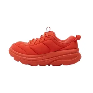 MARNI x HOKA ONE ONE Bondi B3LS Low-Top Running Shoes for Men and Women in Red Trending Shoes, House White Official Shoes to Get / Maison Mihara