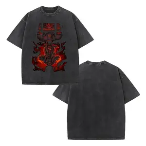 Unisex Itachi Print Crewneck T-Shirt | Retro Anime Streetwear Top for Men & Women, Great Friend Gift