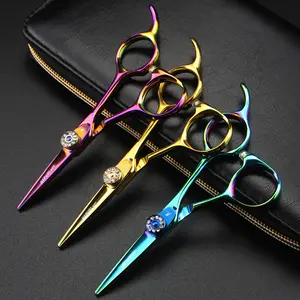 4.5 Inch Hair Cutting Scissors, High-End 6cr Steel, Ergonomic Design Right Hand Scissors, Professional Barber Tools, Barber Equipment