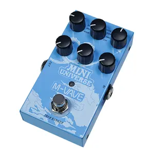 M-VAVE Guitar Effect Pedal, Mini Universe Digital Reverb Pedal, 9 Reverb Effects, Room/Shimmer/Lofi/Spring Reveb Effect Pedals, Guitar Pedal