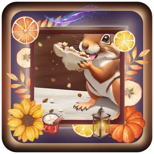 Benny the Squirrel Sticker: Spooky Season
