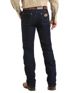 Wrangler Men's Cowboy Cut Active Flex Indigo Dark Bootcut Jeans - 1013Mafpw