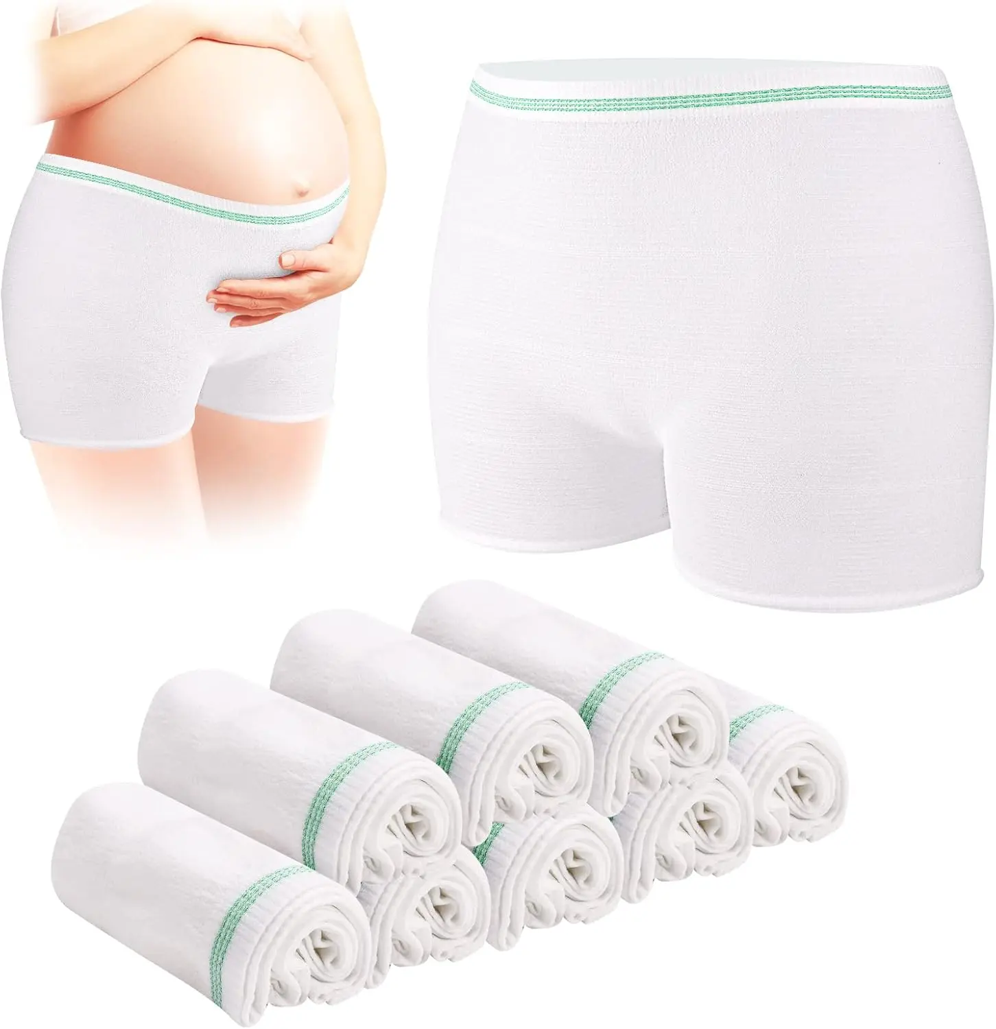 Mesh Underwear Postpartum Postpartum Essentials Reusable, Stretchy Postpartum Underwear High Waist Mesh PantiesGift.