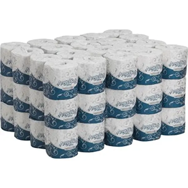 Angel GPC16560 Angelsoft Ultra Soft Bath Sheet Toilet Tissues & Napkins - Single-Use, Large Roll, Multipack, Packaged, Ready-To-Use (Pack of 60)