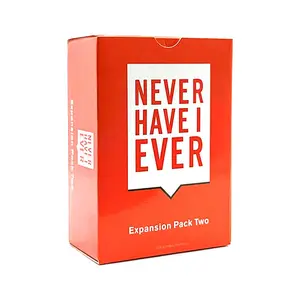 Never Have I Ever Expansion Pack Two Card Game Set, Party Table Game, Party Board Game, Family Board Game, Fun Game Night Party Games for Adults, Gift Packaging Supplies for Birthday Party