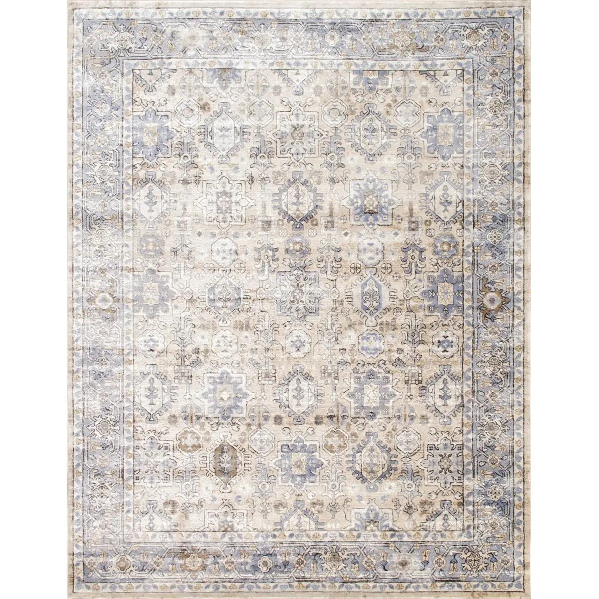 Pasargad Home PRC-1022BB 2x3 2 x 3 ft. Amadeus Design Power Loom Area Rug, Beige