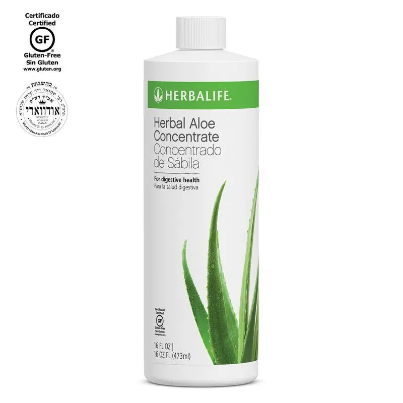 Herbalife herbal Aloe Concentrate Original, 16 fl oz Natural Plant-Based Aloe Liquid Drink Mix, Classic Formula for Hydration & Healthy Living