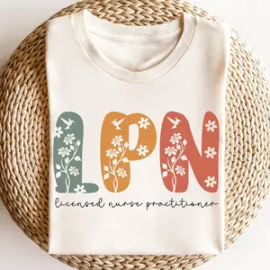 Floral Boho LPN Nurse Shirt shirt, LPN Nurse T-Shirt Gift, Nurse Tee Gift for LPN Squad Crew Team Coworker Shirt Grad