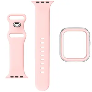 Silicone Watch Band Compatible with Apple Watch, Adjustable Unisex Strap for 49mm-38mm, Iwatch Accessories for Series 11-6, Wearable Chic Wristband