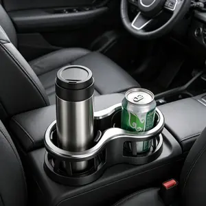 2 in 1 Car Cup Holder Adapter Extender, Anti-Slip Expandable Holder for Water Bottles, Universal Car Interior Accessory For BMW Chevrolet Ford Honda Jeep Nissan Toyota Mercedes-Benz Hyundai Volkswagen
