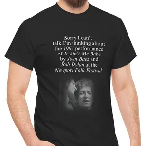 Bob dylan & joan baez newport folk festival shirt - classic folk music gift T-Shirt Sweatshirt Hoddie IZ2