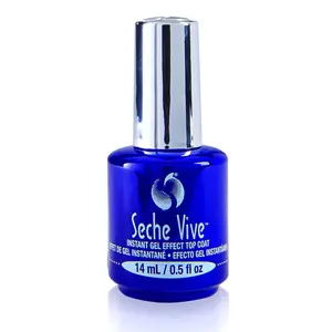 Seche Vive Gel Effect Top Coat 0.5 Ounce - Instant Gel Effect Instantané 14 mL / 0.5 fl oz Nail Product