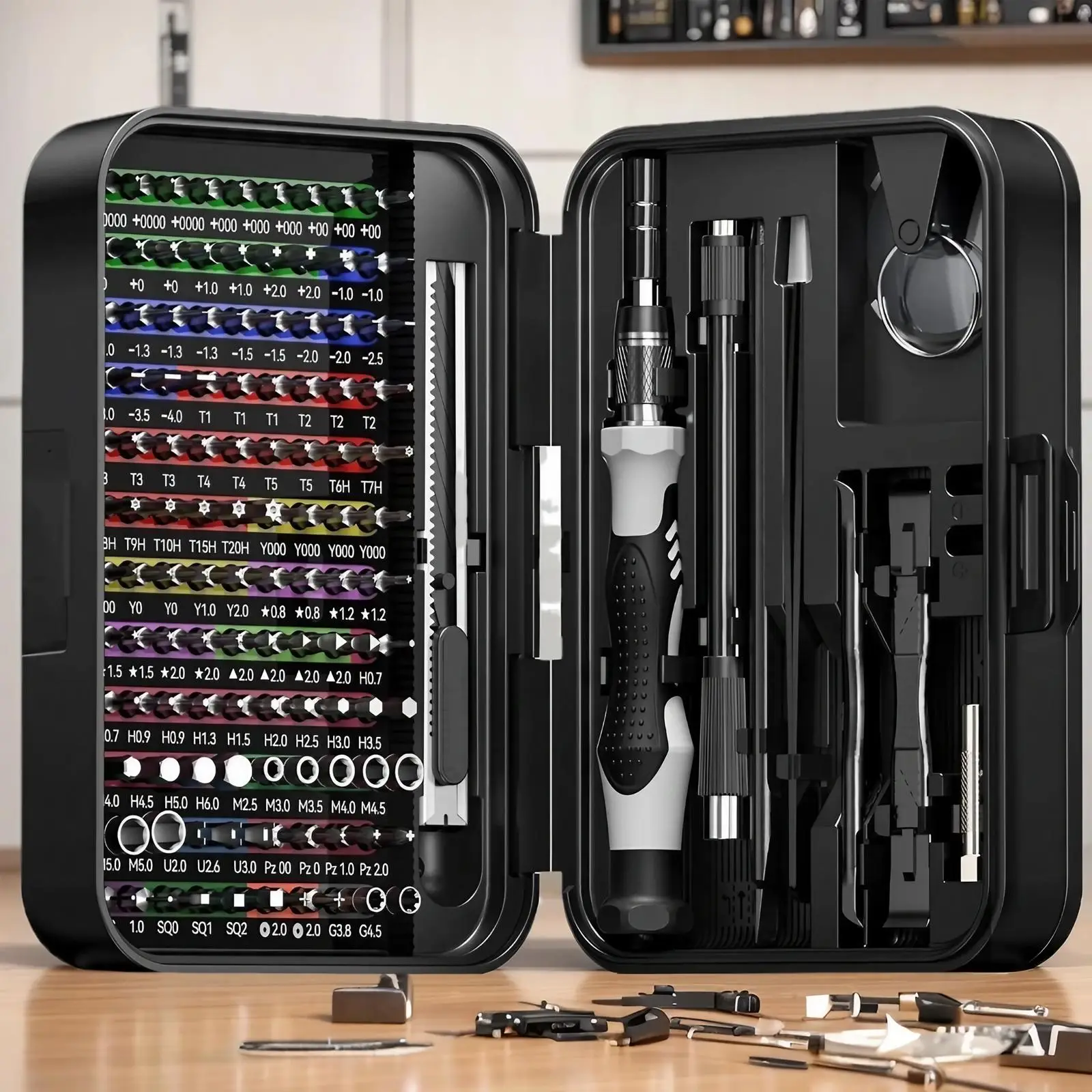 132-in-1 Precision Screwdriver Set, Magnetic Screwdriver Tool Kit, Durable Design Screwdriver Set for Repairing Electronic Products, Gift Sets for Men