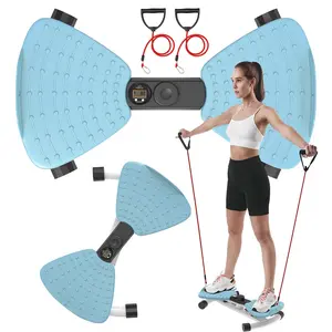 Adjustable Unisex Abdominal Twister Machine, Quiet Operation Core Exerciser, 330 Lbs Weight Capacity, Digital LCD Display, Home Gym Equipment, Home Workout Equipment, Home Fitness Equipment
