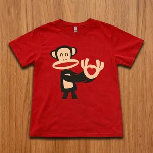[Sale off up to 50%] Paul Frank "I Love You" Monkey Graphic Baby Tee Cartoon Streetwear Tee ,Funny Baby Tee