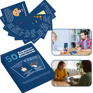 Mind Trap Solution Flash Cards, 50 Psychological Solutions, Improve Mental Health & Cognitive Skills, Educational Tool for Adults