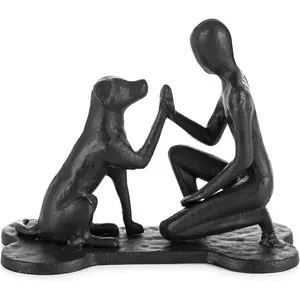 Sziqiqi Dog Dad Gifts for Men: Gifts for Dog Lovers Owners Dads - Father's Day Christmas Valentine's Day Birthday Memorial Gift for Dogs Dads - Pet and Man Statue for Doggy Lover