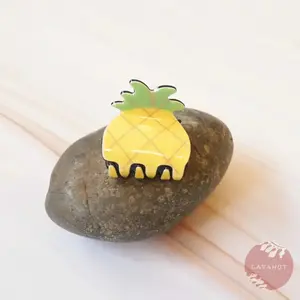 Mini Pineapple Fun Hawaiian Hair Claw