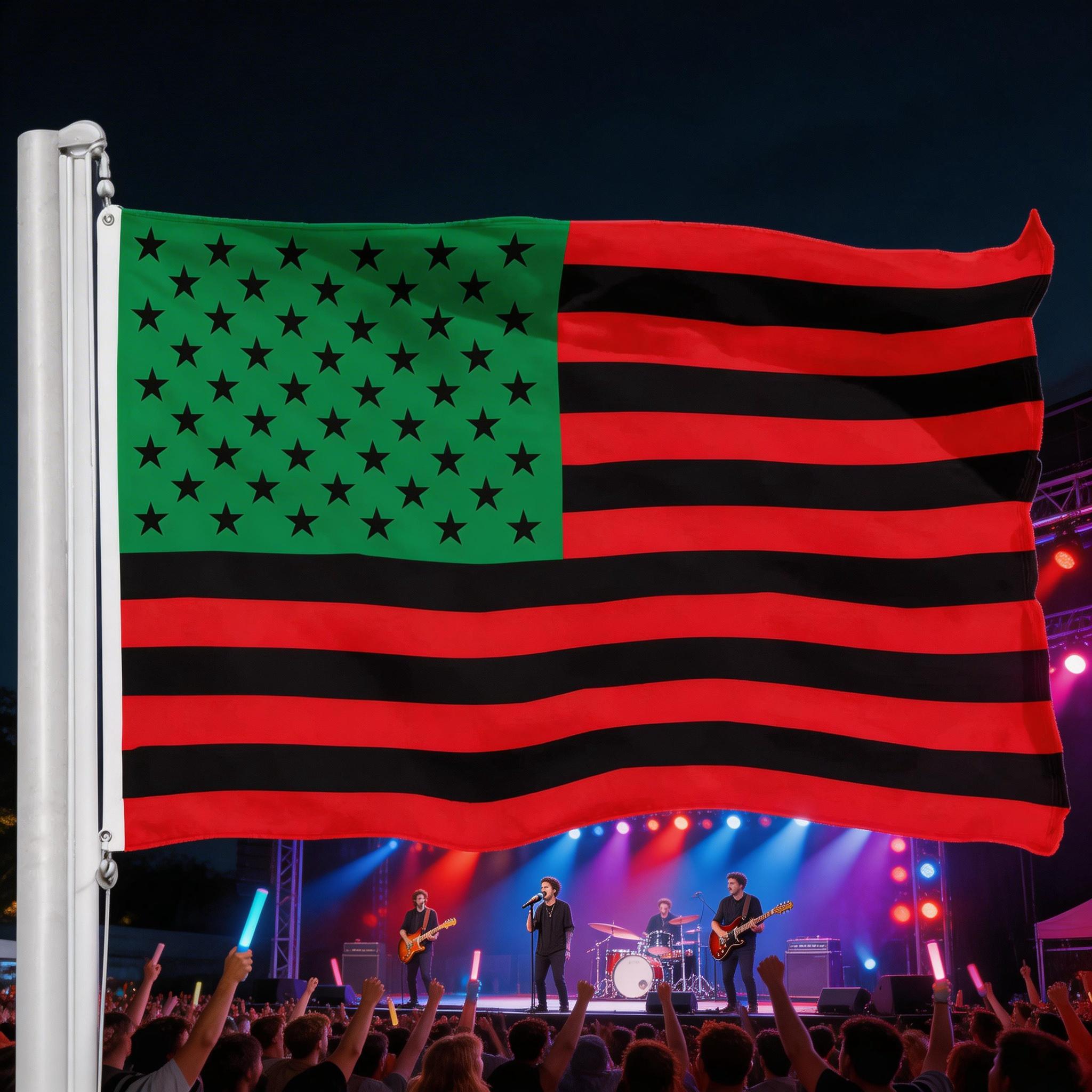 Afro American Black Liberation BLM Flag| 3x5 Ft| LiteWeave Pro Series Printed 150D Polyester| Indoor/Outdoor, Vibrant Colors, Brass Grommets, Thicker and More Durable Than 100D 75D Polyester