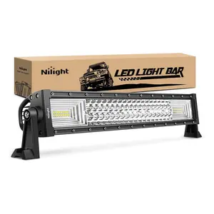 Nilight 22” 270W Triple Row LED Light Bar – Spot & Flood Combo | Super Bright 27000LM | Driving & Off-Road Lights for Trucks, SUVs, ATVs, UTVs & Boats