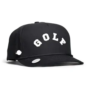 BRIMZ Golf Performance Hat - Tee Holder & Magnetic Brim - Breathable Sweat & Water Resistant Golfing Snapback Cap (GOLF)