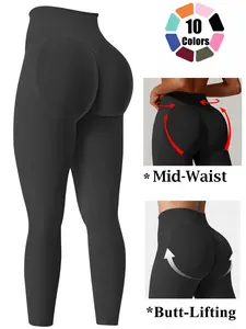 impact legging Women's Hidden Hip Lift High Elasticity Butt Lift Yoga Training Tights Outdoor Running Fitness Core Tightening Yoga Pants High-Waisted Breathable Sport Leggings tummy control legging