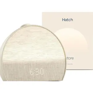 Hatch Restore 3 Sunrise Alarm Clock, Sound Machine, Smart Light (Putty) - White Noise, Screen-Free Sleep Routine
