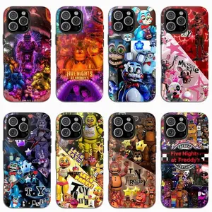 8 Styles Five Nights at Freddy's Phone Case Cute Horror Game Fan Gift For iPhone 11-17 Pro Max/Plus & Samsung Galaxy S23-S25