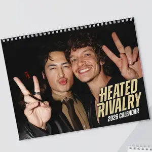 Hollanov 2026 Wall Calendar 2026, Hollander Rozanov, Hudson Williams & Connor Storrie Calendar, LGBTQ | Heated Rivalry Calendar 2026