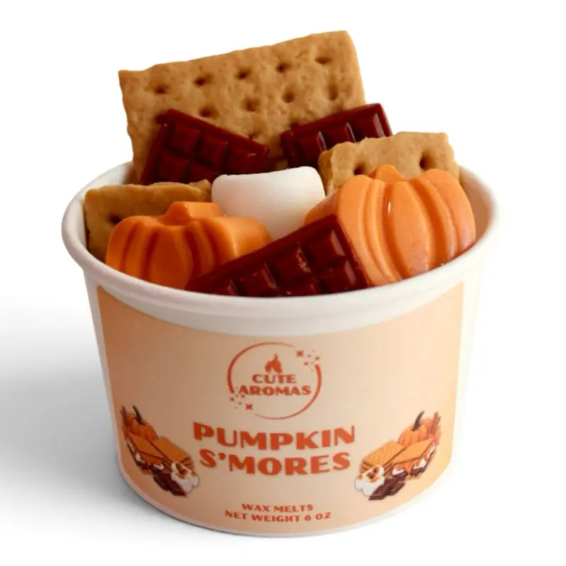 Pumpkin S’mores Wax Melts, 6 oz Fall Wax Melts