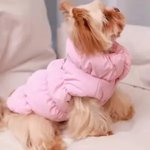 Warm Dog Jacket 3-Layer Thick Pet Coat for Small to Medium Dogs Autumn Winter Outerwear