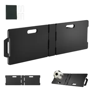 45" x 13" Soccer Rebounder Board Portable Soccer Wall For Training And Practice, Durable Surface With 2 Adjustable Angles Rebound, Ideal For Yard, Field, Or Gym Drills, Suitable For Solo Practice, Team Drills, Ball Control