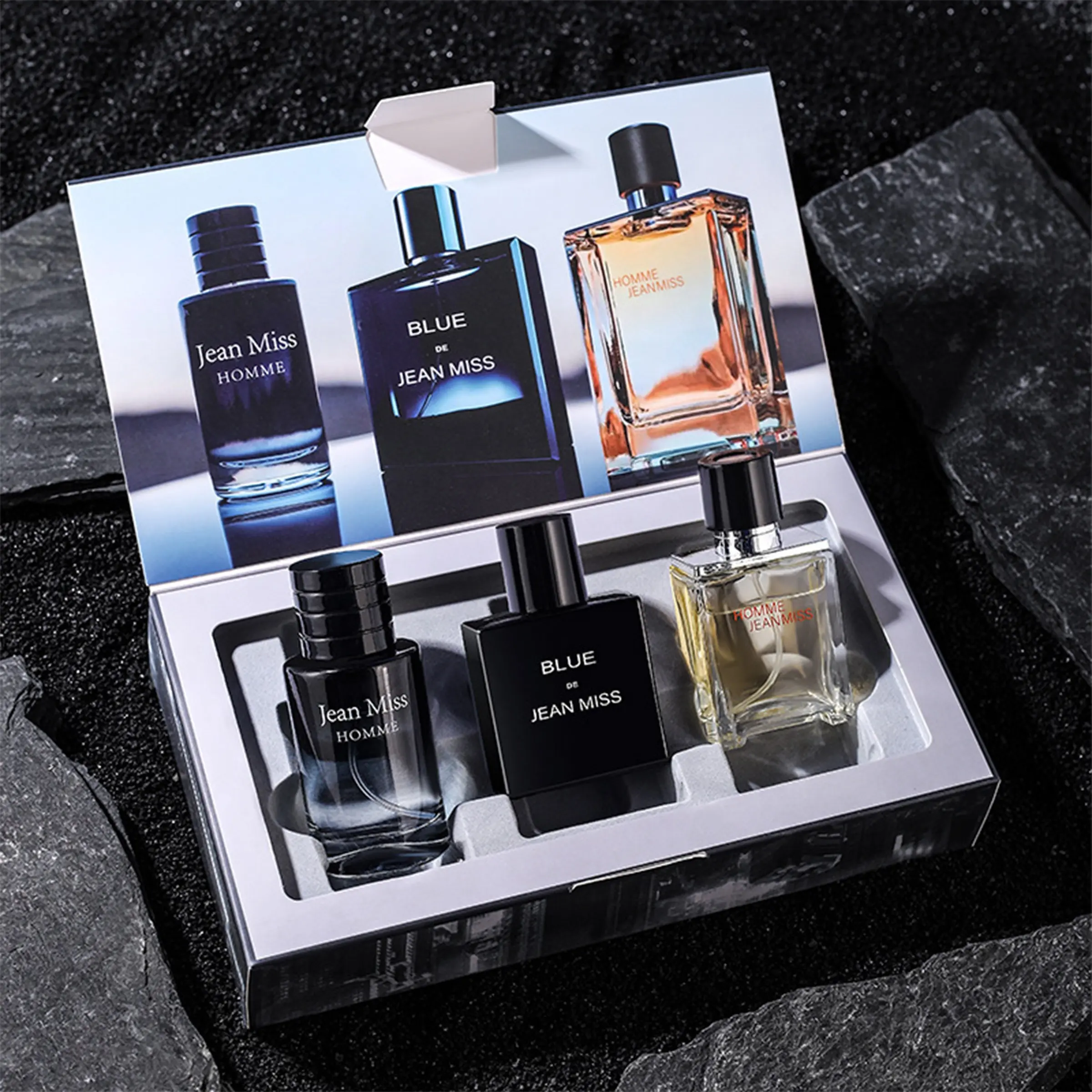 Men's & Women's Perfume Set, 3-Count, 30mL Each, Liquid Fragrances, Daily Scent, Ideal Gift for Couples, Dates & Gatherings