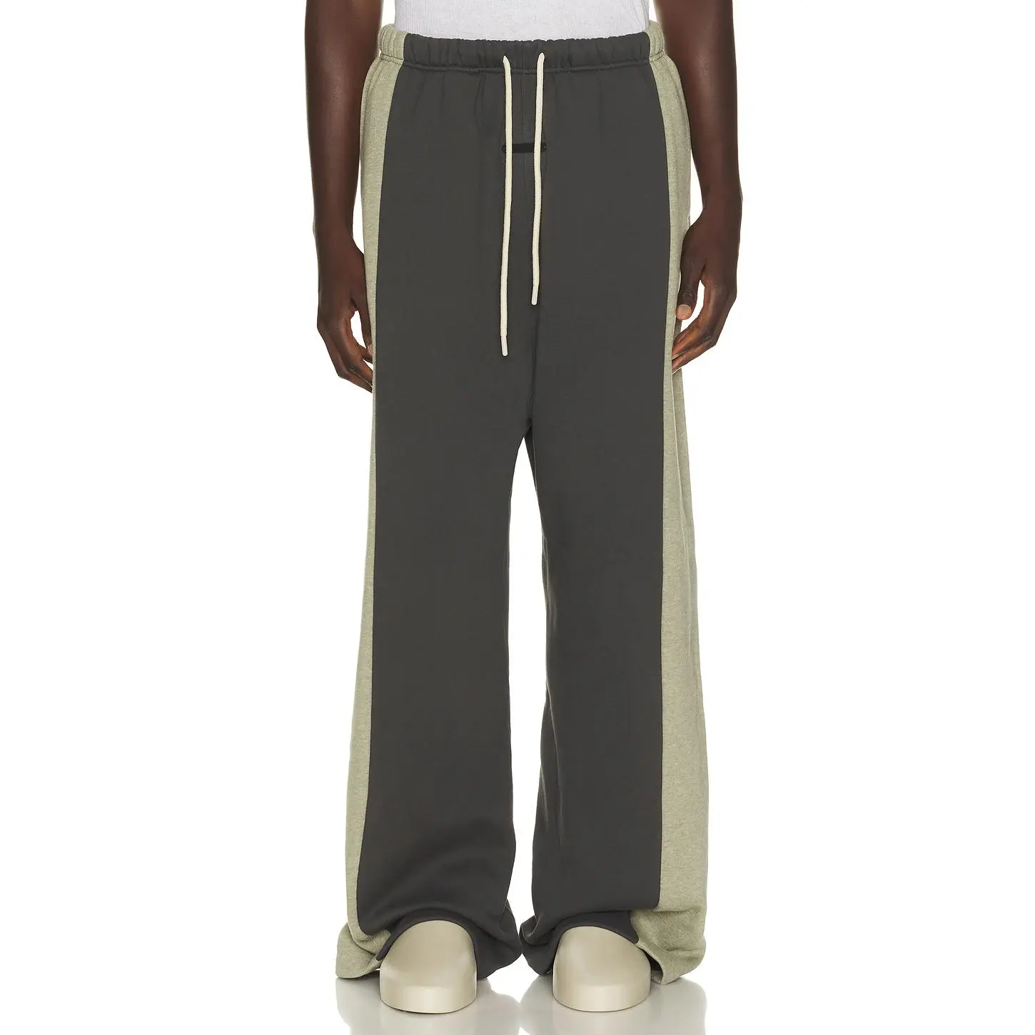 Fear of God ESSENTIALS Panelled Lounge Pant in Iron Grey & Seal Heather