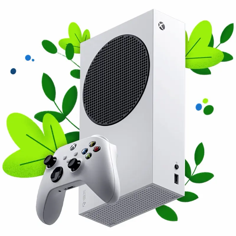 Xbox Series S, Digital Console with High-Speed SSD, 1440p Gaming, Compatibility with Xbox Game Pass