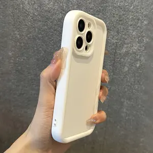 1PC Soft Phone Case - Mobile Phone Case White Black for Men Women for iPhone 17 Pro Max Cases Girls / iPhone 16 15 14 / iPhone 13 Phone case /12 11 XS XR X  Mini Plus Pro Max SE & Samsung Galaxy Series,Shockproof Protection.