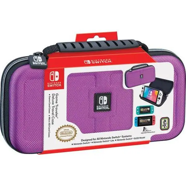 Nintendo Switch Deluxe Travel Case - Purple, Gaming Accessories, Console Accessories
