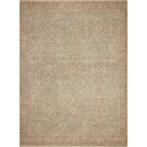 Loloi Priya PRY-06 Denim Rust Transitional Hand Woven Rug