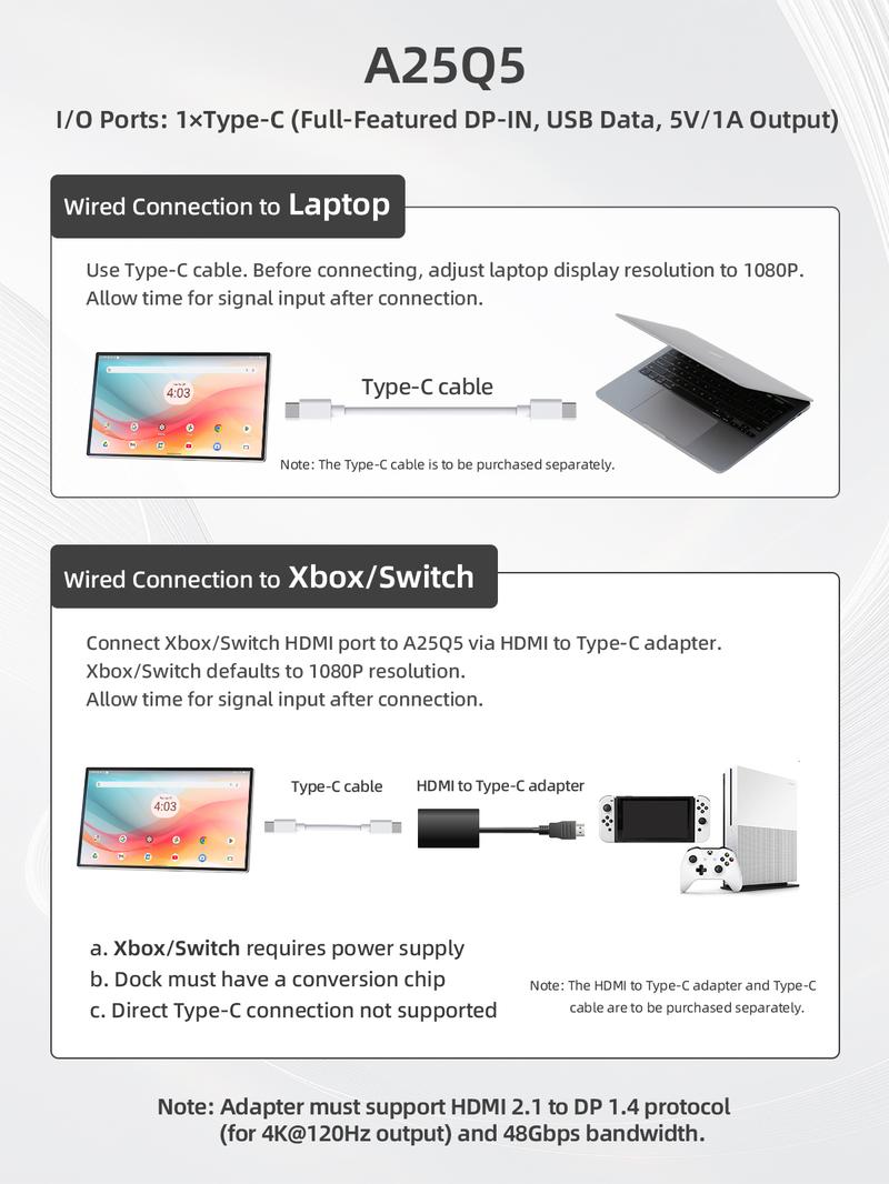 KTC 25'' 1080p MegPad A25Q5 Portable TV Touchscreen Monitor, Qualcomm 8-core CPU 8GB+128GB, Android 14, Google EDLA Certification, 8MP Camera, 2*8W+2*4W Speakers, Remote Control, Built-in Battery 5000mAh+Wi-Fi 5