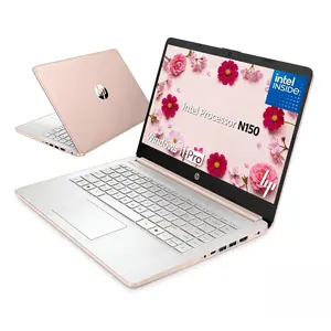 HP 14 Inch Laptop for Students and Business, Intel Quad-Core Processor N150 , Up to 16GB RAM, 384GB Storage（128GB+256GB SD Card), Long Battery Life, UHD Graphics, Win 11 H