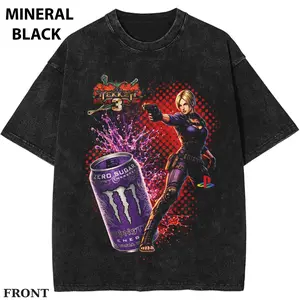 Nina Williams Monster Violet T-shirt, Retro Gamer Girl Shirt, Arcade Fighting Game Graphic Tee, Vintage Gaming Streetwear T-Shirt Womenswear Top