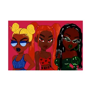 Bratz x Powerpuff Girls Poster (Digital Drawn) Decor Hanging